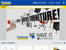 Tablet Screenshot of fishmansupply.com